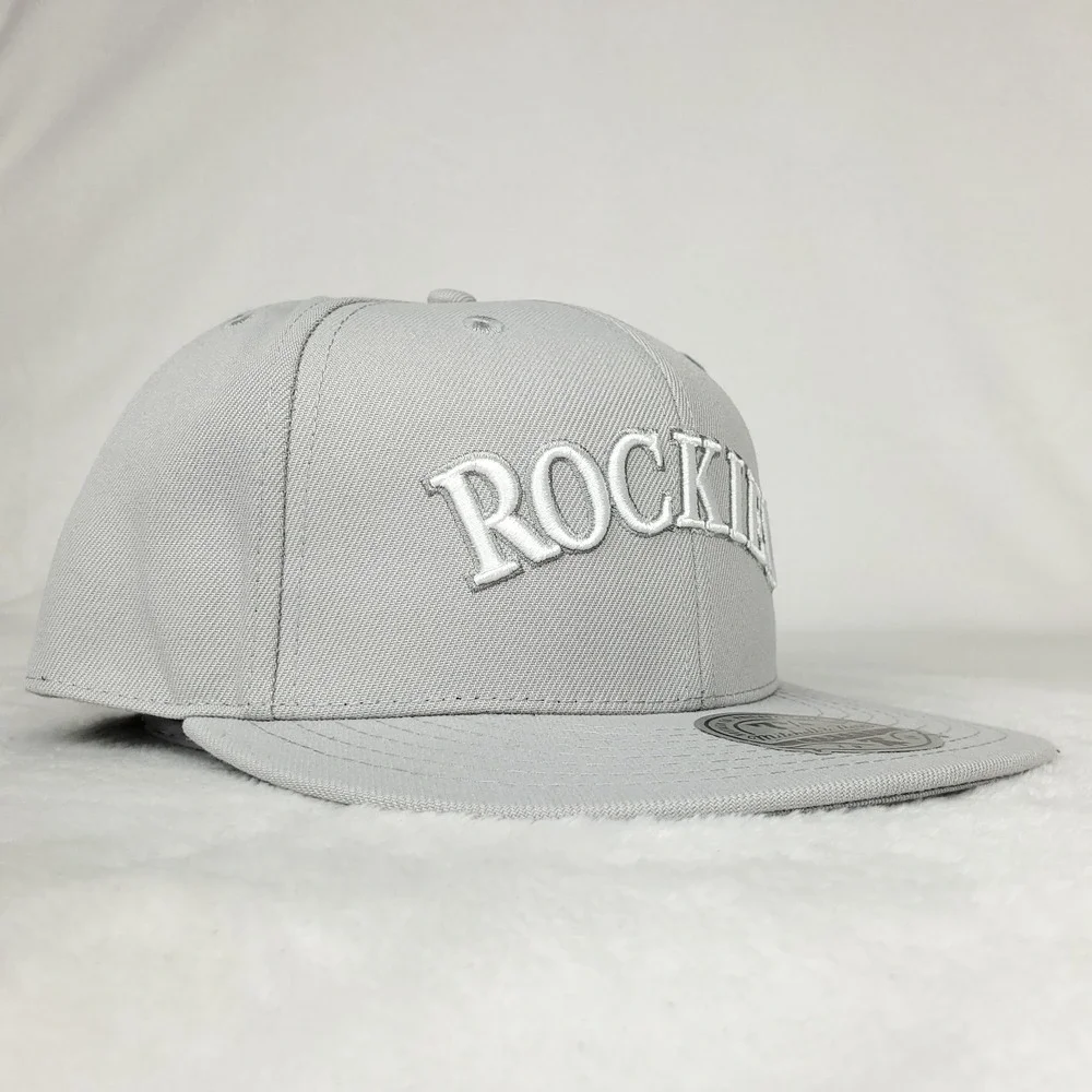 Colorado Rockies Mitchell‎ & Ness MLB Fitted 7 3/4 Liberty Fit Hat Cap Gray NWT